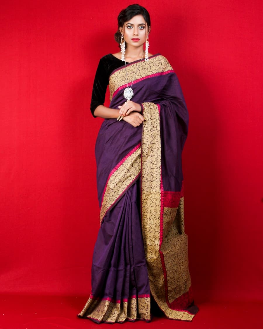 Embroidered cotton kurta