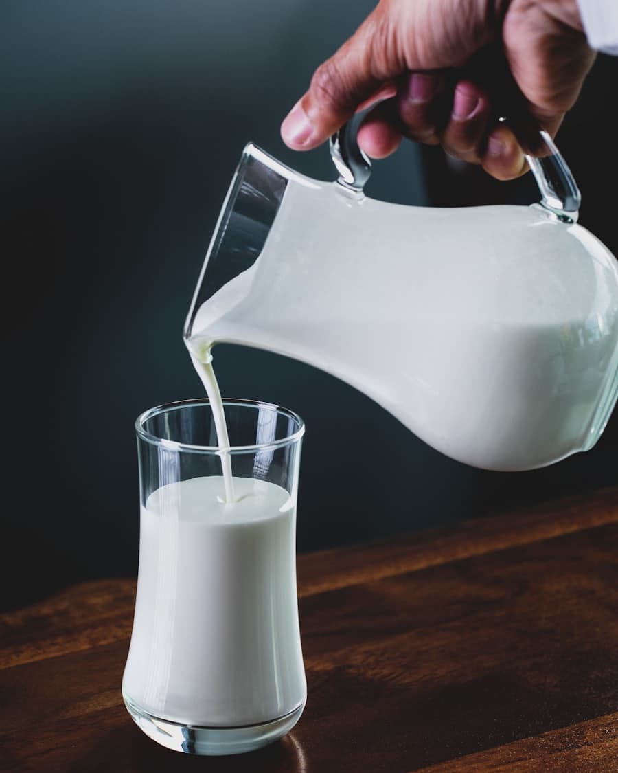 Farm fresh milk