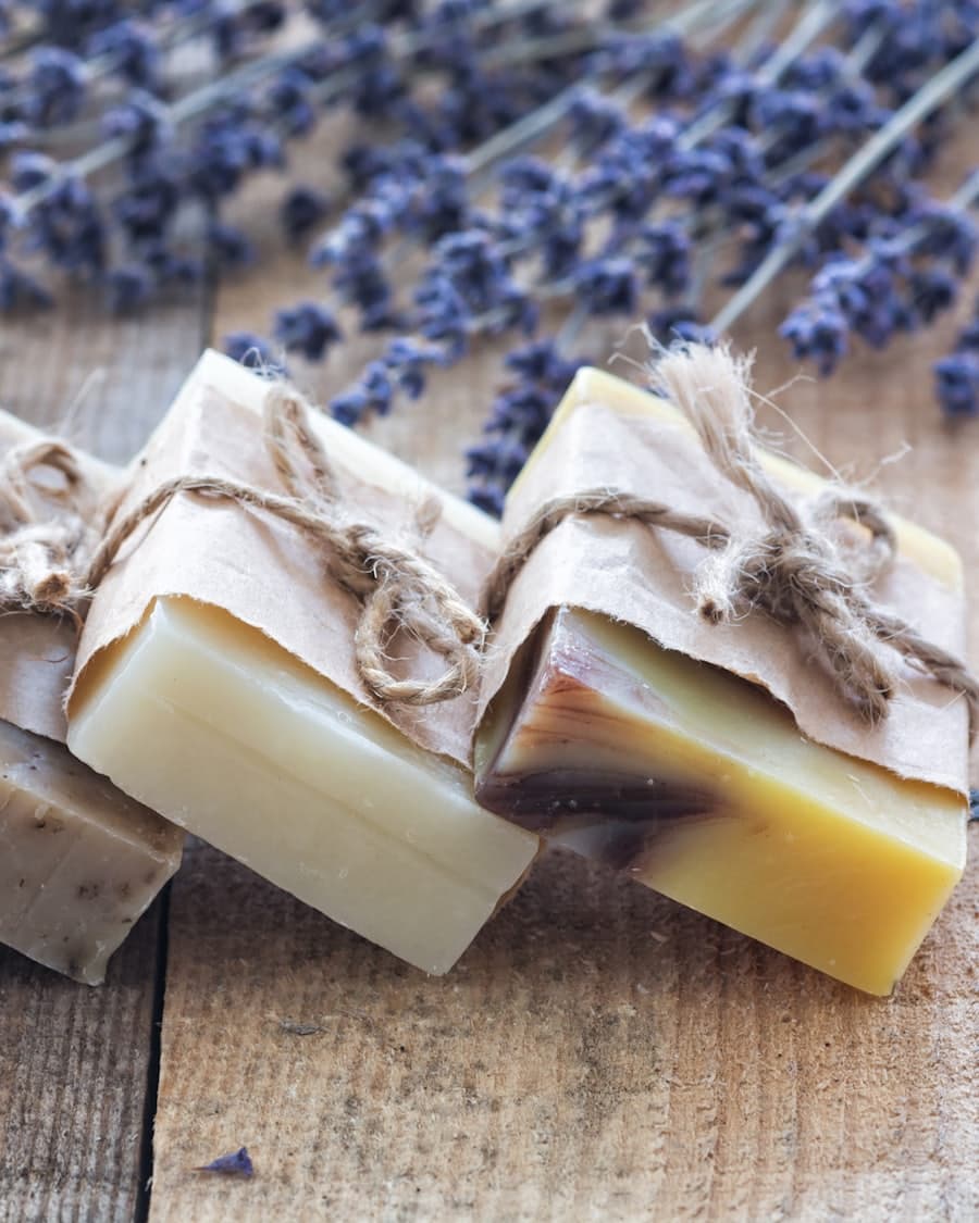 Cold process soap bar