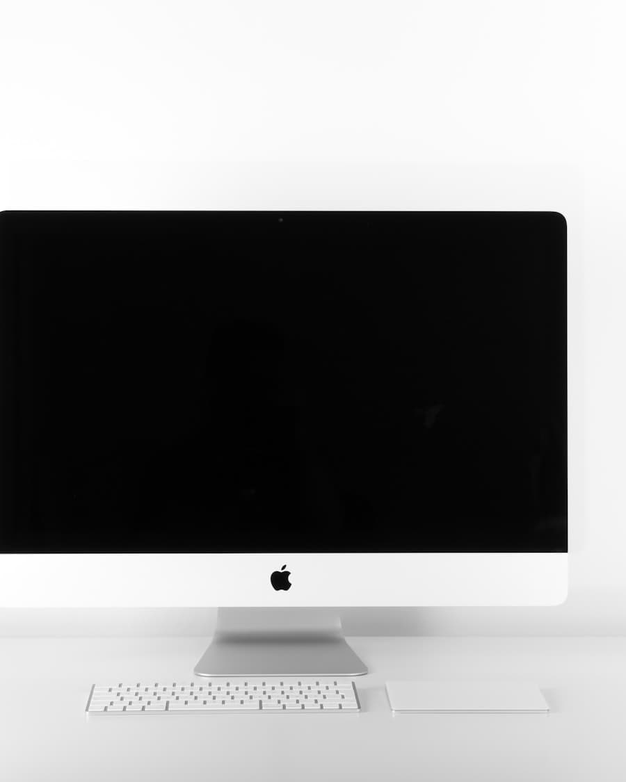 Clarity 4K monitor on a desk